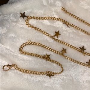 gold star chain belt